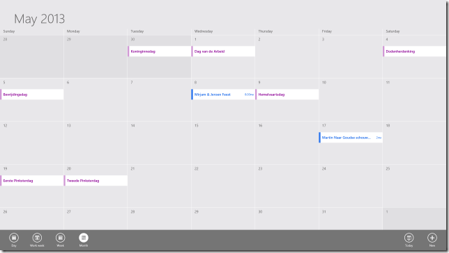 Calendar App 01